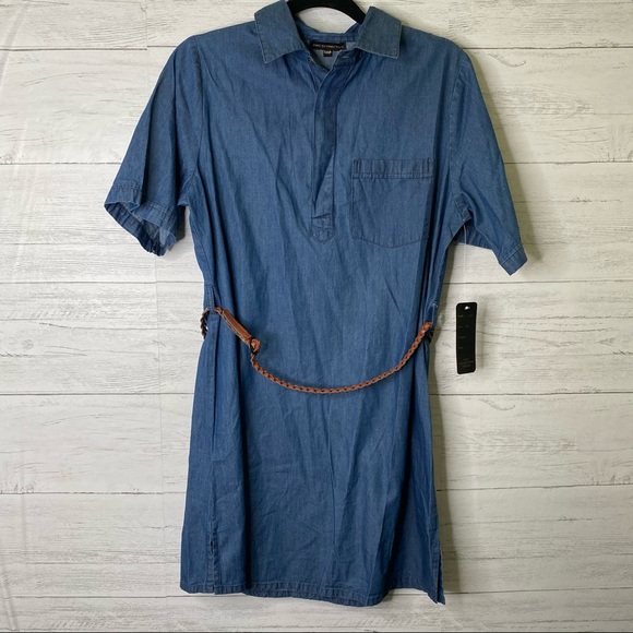 chic connection petites Dresses & Skirts - Chic connection petite denim belter dress